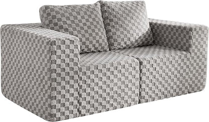 Modular Sectional Sofa 2 Seater Loveseat Modular Couch - Image 9