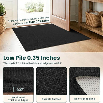 KOZYFLY Black 3x18 Runners Rugs - Image 4