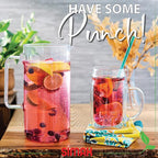 Simax Glass Pitcher, 64 Ounce (2 Quart) Borosilicate Glass, Made in Europe Hot and Cold Safe Iced Tea Pitchers for Drinks, Water, Lemonade Pitcher, Cocktail Jug, Sangria Pitchers