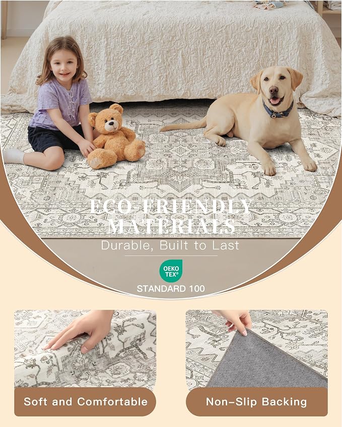 Madane Hallway Runner Rug 2x8 Washable Kitchen Rugs Non-Slip, Soft Ultra-Thin - Image 4
