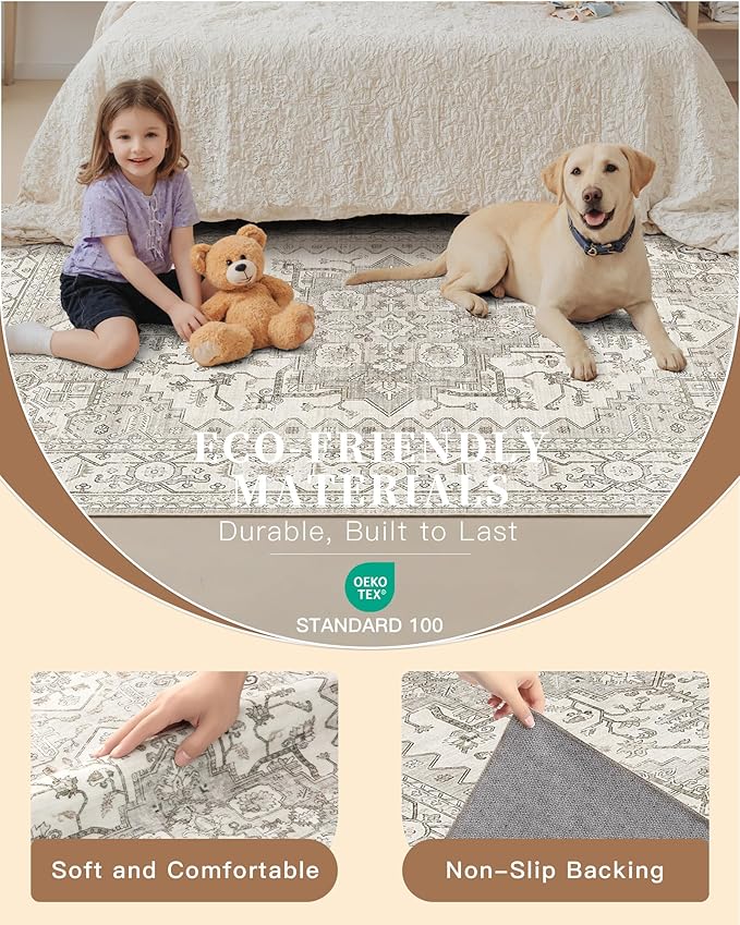 Madane Hallway Runner Rug 2'6''x12' Kitchen Runners Vintage, Entryway and - Image 5