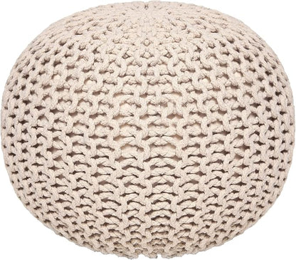 REDEARTH Round Pouf Ottoman - Image 4