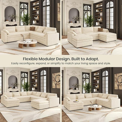 Belffin Large Modular Sectional Sofa - Image 9