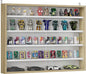 HOMCOM 5-Tier Display Cabinet, Glass Door Cabinet by HOMCOM