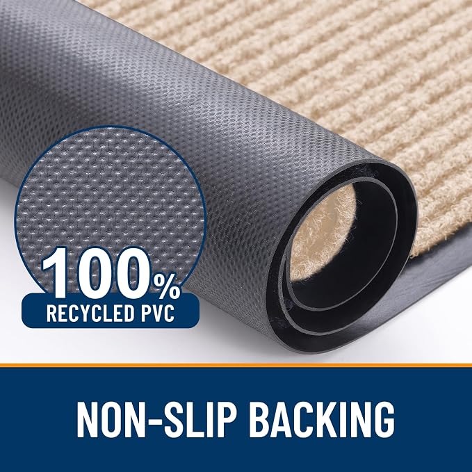 OLANLY Front Door Mat 71x47, Waterproof Heavy-Duty Indoor Outdoor Doormat | - Image 3