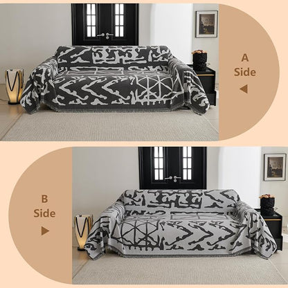 MYSKY HOME Boho Couch Cover Sofa Covers, Couch Covers - Image 5