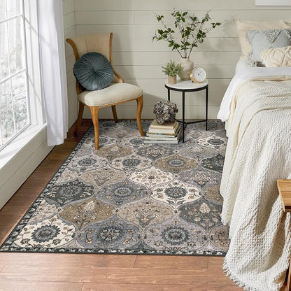 Lahome Moroccan Trellis Washable Area Rugs, 3x5 Rug - Image 7