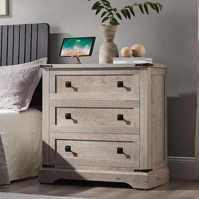 T4TREAM 32" Farmhouse Nightstand - Image 6