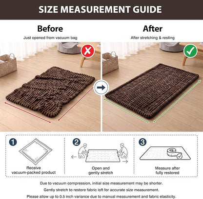 Fixwal Waterproof Flannel Dog Couch Cover, 27.6" x 94.5", Dark Brown | - Image 8