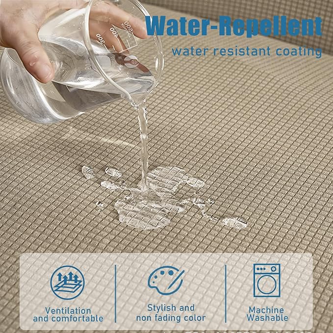 Water Resistance Sofa Seat Cushion Covers RV Couch Covers Stretch Furniture - Image 3