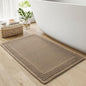 RESARE Waffle Bath Mat for Bathroom, Non Slip Bathroom Rugs 18"x30" Brown | by Resare