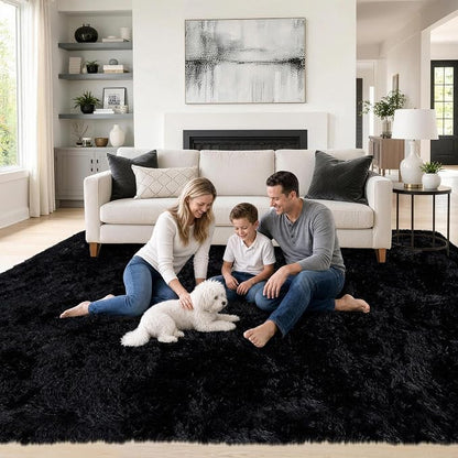 6x9 Area Rug for Living Room: Fluffy Shag Soft Washable Rugs Large Fuzzy Plush - Image 3