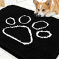 OLANLY Dog Door Mat for Muddy Paws 30x20, Paw Print Design Chenille Mud Mat | by OLANLY