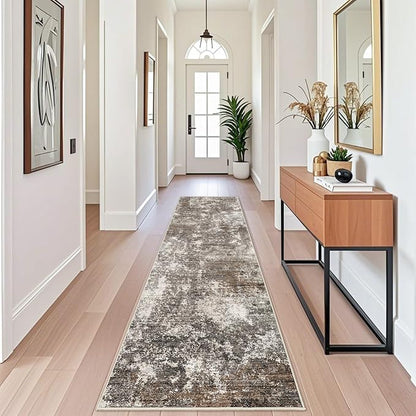 2x10 Washable Hallway Runner Rug – Non-Slip Stain-Resistant Low-Pile Long - Image 3