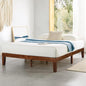 Mellow Naturalista Classic 12-Inch Solid Wood Platform Bed | Wooden Slats by MELLOW