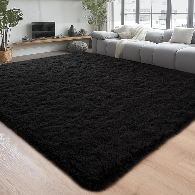 Chicrug Soft Runner Rug for Bedroom Living Room Plush Fluffy Rugs 5x7 | Shag by ChicrugHomeDecor