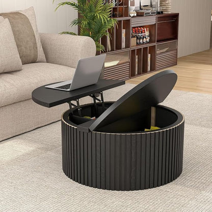 Fsbecl Fluted Lift Top Coffee Table - Image 6