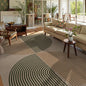 Lahome Modern Rainbow 8x10 Rug, Natural Brown Easy Jute Indoor Outdoor Rug | by Lahome