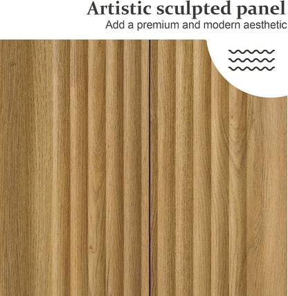 Brafab Buffet Cabinet, 31.5" Modern Farmhouse Accent Sideboard Cabinet - Image 3