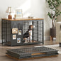 YATINEY Foldable Dog Crate Furniture, Dog Crate by Yatiney