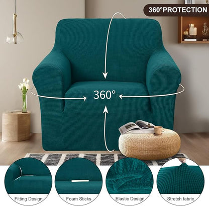 U-NICE HOME Stretch Recliner Chair Cover Armchair Slipcover, 1-Piece Chair cover - Image 3