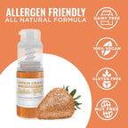 Bakell - Pumpkin Orange Tinker Dust (4g, 1x Mini Spray Pump) Edible Glitter for Food, Desserts, and Beverages!