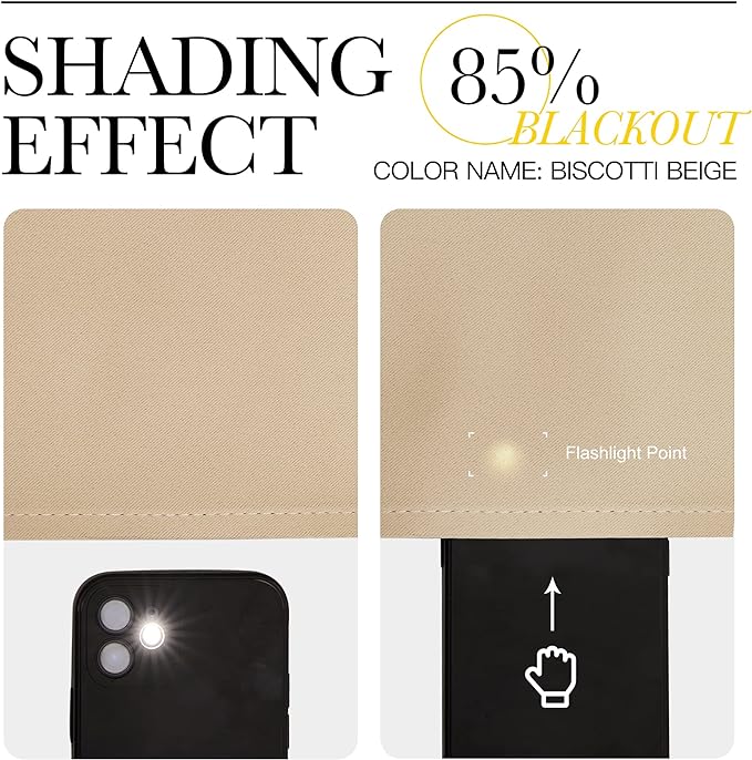 NICETOWN Room Darkening Curtain Panels - Image 5