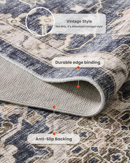 AMADA HOMEFURNISHING 6x9 Area Rugs, Vintage Rugs - Image 7