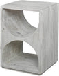 MY SWANKY HOME Elegant Scandi Contemporary Accent Table Solid Wood Distressed by MY+SWANKY+HOME