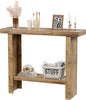 LIFECHOVY Farmhouse Wood Entryway Table Narrow Console Tables by MJOMKN