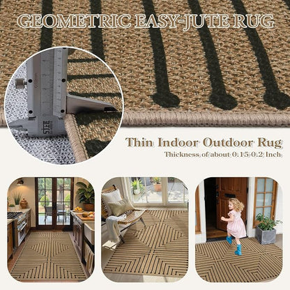 Lahome Neutral 3x5 Outdoor Rug - Image 3