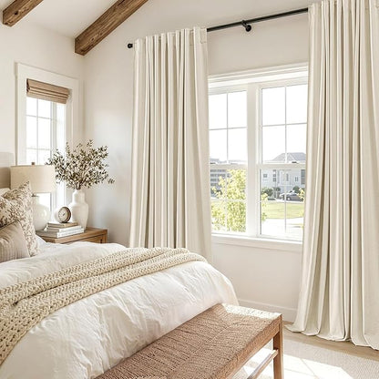 MIULEE 100% Blackout Linen Curtains - Image 6