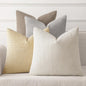 MIULEE Neutral Harmony Decorative Pillow Covers 18x18 Inch Set of 4 Rustic by MIULEE