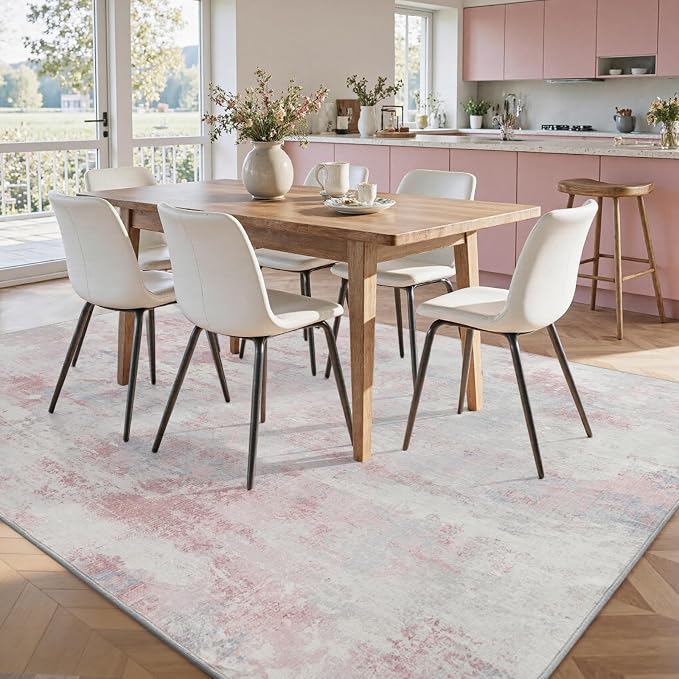 4x6 Ft Area Rugs for Living Room, Soft Non-Slip Washable Rugs Modern Abstract - Image 9