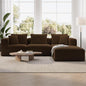 Novilla 106" Modular Sectional Sofa, Modern Cloud Sectional Couch by Novilla