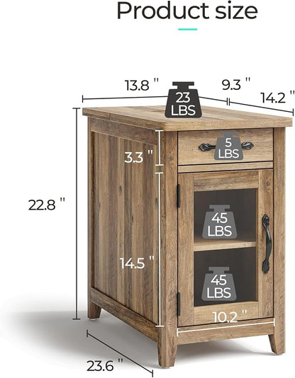 LINSY HOME End Table Set of 2 - Image 3