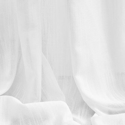 MYSKY HOME Floor to Ceiling Curtains 102 Inches White Sheer Window Drapes 2 - Image 8