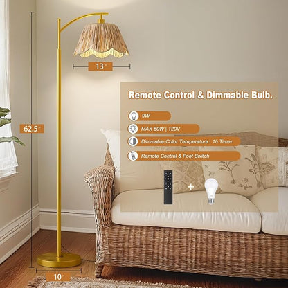 Oneach Arc Floor Lamp for Living Room - Image 4