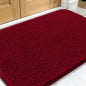 OLANLY Dog Door Mat for Muddy Paws 32x20, Super Absorbent Chenille Mud Mat | Red by OLANLY
