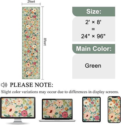 DUKINO 2x8 Runner Rug, Washable Runner Rug - Image 2