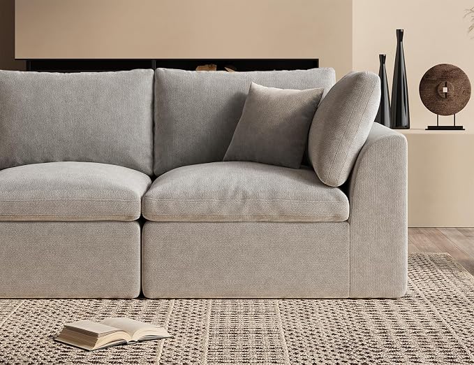 ohllob 78.9" Loveseat Sofa, Cloud Boneless Couches - Image 6