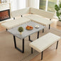 HIPIHOM 3-Piece Corner Dining Table Set by HIPIHOM