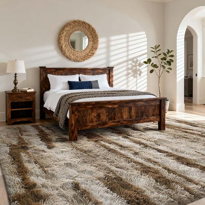 9x12 Ft Extra Large Shag Rugs for Living Room, Ultra Soft Fluffy Furry Area - Image 3