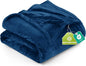 Utopia Bedding Ultra Soft Fleece Bed Blanket Twin Size Navy | Microfiber Plush by UTOPIABEDDING
