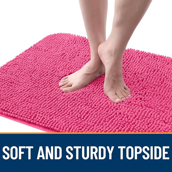 OLANLY Dog Door Mat for Muddy Paws 45x27, Super Absorbent Chenille Mud Mat | - Image 4