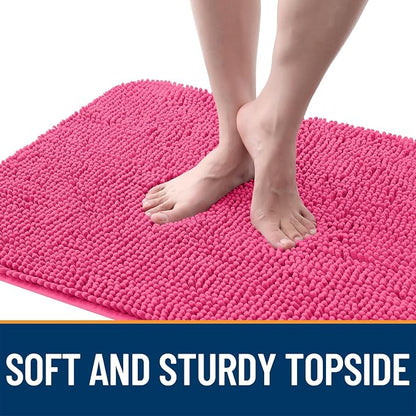 OLANLY Dog Door Mat for Muddy Paws 45x27, Super Absorbent Chenille Mud Mat | - Image 4