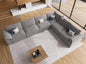 EASE MOOSE Oversized L Shape Sectional Couch, Extra Large Deep seat Gray by EASEMOOSE