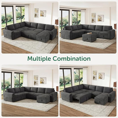HONBAY Modular Sectional Sleeper Sofa - Image 6