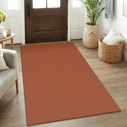 KOZYFLY Rugs for Entryway 3x5 ft Washable Area Rug Non Slip Rubber Backed Entry by KOZYFLY
