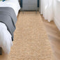 2x8 Bedside Area Rugs for Bedroom Soft Fluffy Shag Beige Rug for Hallway by JiaoBaba